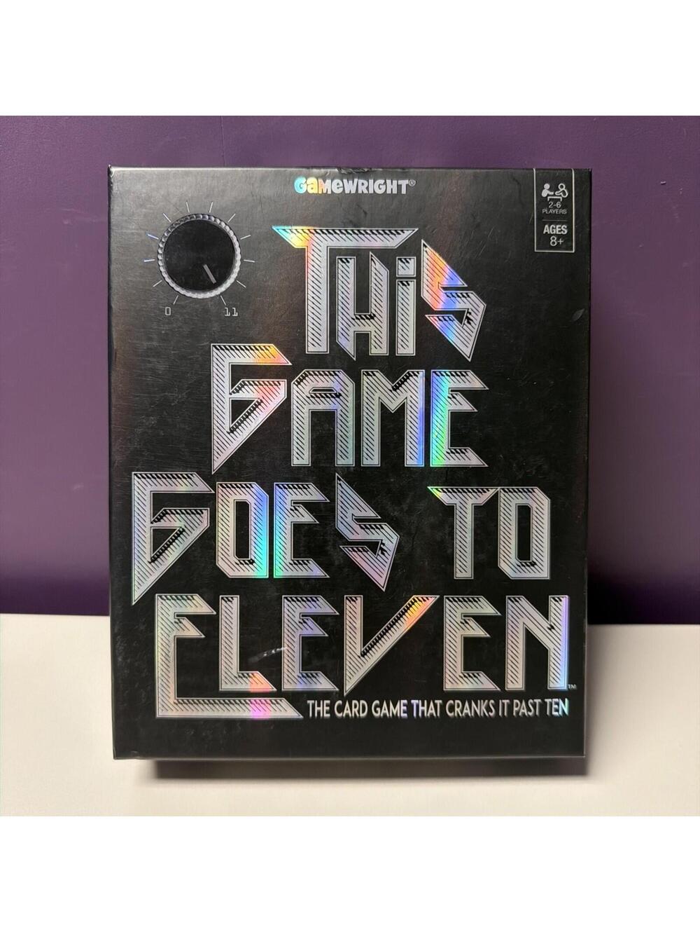 This Game Goes To Eleven Card Game Gamewright 100% Complete Family Fun
